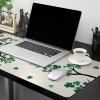 Oversized Gaming Mouse Pad, St. Patrick's Day Gnome on Green Shamrock Tree Desk Mat for Home Office Extended XXL Computer Mouse Pad with Non-Slip Backing for Laptop Desktop Keyboard,35x15 inch view 2