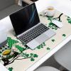 Oversized Gaming Mouse Pad, St. Patrick's Day Gnome on Green Shamrock Tree Desk Mat for Home Office Extended XXL Computer Mouse Pad with Non-Slip Backing for Laptop Desktop Keyboard,35x15 inch view 3