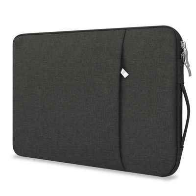 13-Inch Laptop Sleeve Case for 2026 MacBook Neo 13 Inch with A18 Pro Chip (A3404) & MacBook Air 13.6" with Separate Zippered Pocket and Sturdy Fabric Handle Carrying Canvas Bag Accessories (Black)