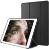 DTTO Bluetooth Keyboard, Wireless Rechargeable Keyboard and Ultra Slim Lightweight Smart Case Trifold Cover Stand with Flexible Soft TPU Back Cover for iPad Apple Mini, Mini 2, Mini 3, Black view 2
