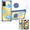 Aroepurt Maxwest Nitro N62 Case Compatible with MAXWEST Nitro N62 Phone Case Cover [with Tempered Glass Screen Protector][Hard PC + Soft Silicone][Ring Support] [Golden Reflect Light] DJL-LSY view 1
