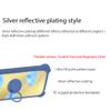 Aroepurt Maxwest Nitro N62 Case Compatible with MAXWEST Nitro N62 Phone Case Cover [with Tempered Glass Screen Protector][Hard PC + Soft Silicone][Ring Support] [Golden Reflect Light] DJL-LSY view 3
