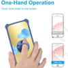 Aroepurt Maxwest Nitro N62 Case Compatible with MAXWEST Nitro N62 Phone Case Cover [with Tempered Glass Screen Protector][Hard PC + Soft Silicone][Ring Support] [Golden Reflect Light] DJL-LSY view 4