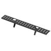 Steel Tv Top Shelf, Monitor Top Bracket with Cooling Holes and Wire Holes Stand Quick Installation Without Drilling for TV Computer Monitor view 1