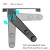 Steel Tv Top Shelf, Monitor Top Bracket with Cooling Holes and Wire Holes Stand Quick Installation Without Drilling for TV Computer Monitor view 3