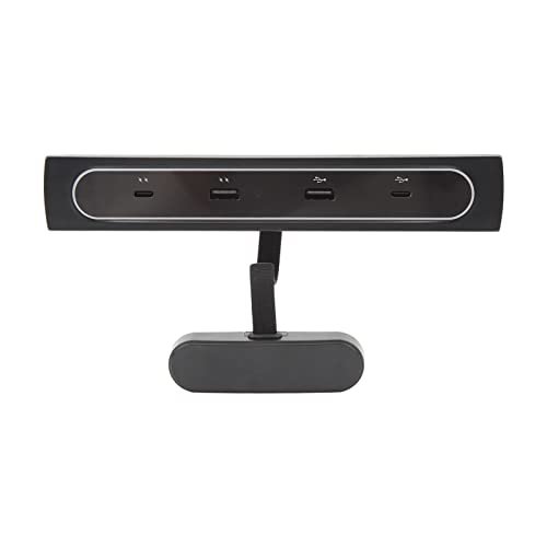 Harpra Center Console USB Hub Docking Station, 4 in 1 USB LED Hub Multiport Charger Powered Splitter, Compatible with 3 Y 2021 and Later