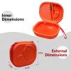 LTGEM EVA Hard Case for JBL Live 770NC/660NC/650BT/460NC/670NC/400BT/500BT and JBL Tune 770NC/710BT/720BT/760NC/700BT/750BT/510BT/660NC/520BT/500/Tour One/E45BT Bluetooth Wireless Headphone(Orange) view 4