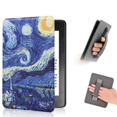 COCFOOKIW Case for 6" Kindle (11th Generation-2022) -Premium PU Leather Cover with Hand Strap and Auto Sleep/Wake(Model: C2V2L3)