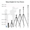 Bundle: SmallRig 71" Camera Tripod with Tripod Fluid Head Pan Tilt Head view 2