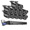 ANNKE 32CH Security Camera System, 32 Channels H.265 Pro+ 3K Lite DVR, 12PCS 1080P CCTV IP66 Weatherproof Bullet Cameras, AI Human/Vehicle Detection for Home Business Surveillance, 2TB HDD Included view 1