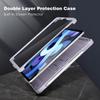 DTTO Bluetooth Keyboard, Wireless Rechargeable Keyboard and [Screen Protector] Shockproof Full Body Protective Cover with Pencil Holder for iPad Air 5th / 4th Gen Case 10.9 Inch 2022/2020, Taro Purple view 4