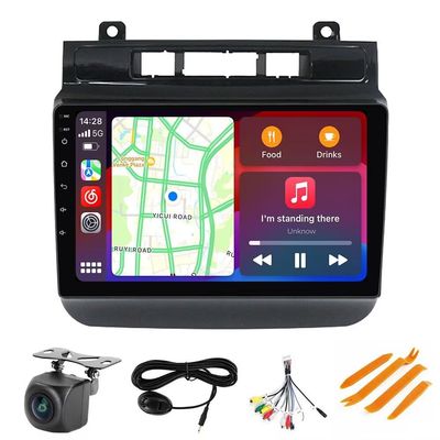 Stereo Radio for VW Touareg 2011-2017 - Biorunn Wireless Wired Carplay and Android Auto GPS Navigation - (4GB+64GB) Head Unit 9 Inch Blu-etooth RDS FM AM DSP