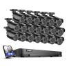 ANNKE 32CH Security Camera System, 32 Channels H.265 Pro+ 3K Lite DVR, 20PCS 1080P CCTV IP66 Weatherproof Bullet Cameras, AI Human/Vehicle Detection for Home Business Surveillance, 3TB HDD Included view 1