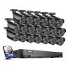 ANNKE 32CH Security Camera System, 32 Channels H.265 Pro+ 3K Lite DVR, 20PCS 1080P CCTV IP66 Weatherproof Bullet Cameras, AI Human/Vehicle Detection for Home Business Surveillance, 2TB HDD Included view 1