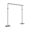 ESRADA Stage Background Frame Wedding Curtain Bracket Aluminum Tube Retractable Extension Tube Exhibition Curtain b 3.6x3.6m view 1