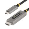 StarTech.com 3ft (1m) USB-C to HDMI Adapter Cable, 8K 60Hz, 4K 144Hz, HDR10, USB Type-C to HDMI 2.1 Video Converter Cable, USB-C DP Alt Mode/USB4/Thunderbolt 3/4 Compatible (134B-USBC-HDMI211M) view 1