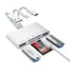 [Apple MFi Certified] 5-in-1 iPhone Memory Card Reader, USB OTG Adapter & SD/TF Card Camera Viewer for iPhone/iPad/PC/Android/Camera/USB C & A Devices, Supports SD/Micro SD/SDHC/SDXC/MMC Plug and Play view 1