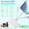 [Apple MFi Certified] 5-in-1 iPhone Memory Card Reader, USB OTG Adapter & SD/TF Card Camera Viewer for iPhone/iPad/PC/Android/Camera/USB C & A Devices, Supports SD/Micro SD/SDHC/SDXC/MMC Plug and Play view 2
