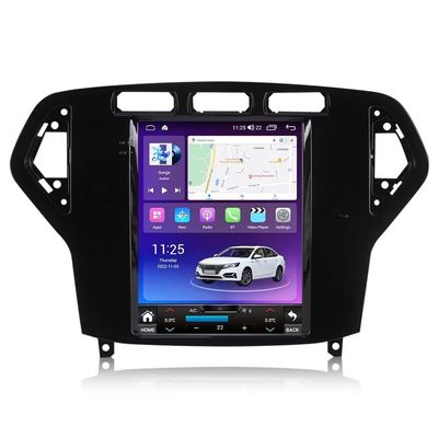 9.7" IPS Touch Screen Android 11 2+32GB 8 Core Car Stereo for Ford Mondeo MK4 2007 2018 2019 2010 Vertical Style Radio Built-in Car-Play Android Auto GPS Navigation Head Unit