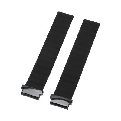 Brrnoo Watch Band Adjustable Quick Release Silicone Watch Strap 20mm Fit for 7S 6S 5S (Black)