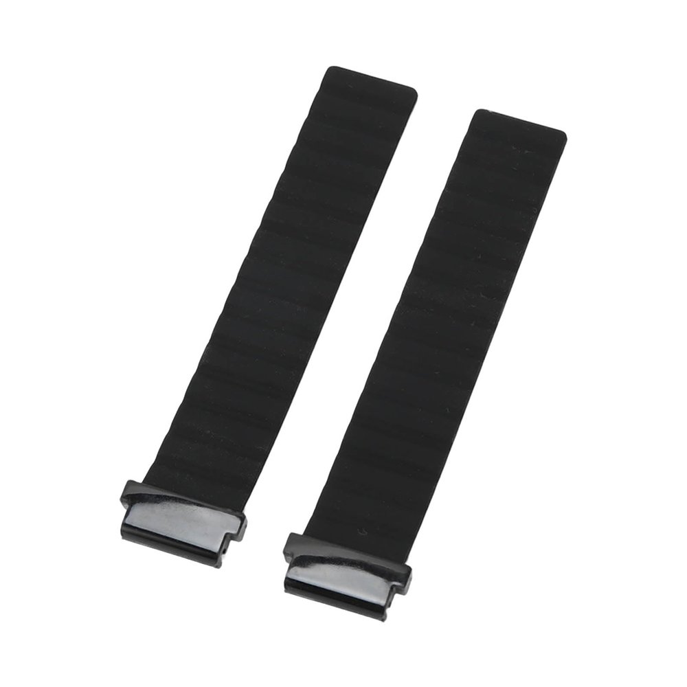 Brrnoo Watch Band Adjustable Quick Release Silicone Watch Strap 20mm Fit for 7S 6S 5S (Black)