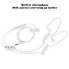 3.5mm Mobile Phone Earphone, Double Spiral Earphone for Mobile Phones, Anti Radiation Air Acoustic Tube Earphone with Sound view 3