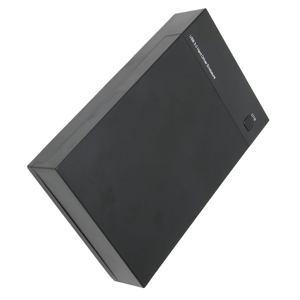 USB3.0 to SATA HDD Enclosure for 2.5 Hard Drive Enclosure, Enclosure Support 10TB with UASP and Auto Sleep, Hard Disk Case for 2.5/3.5 Inch HDD or SSD