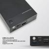 USB3.0 to SATA HDD Enclosure for 2.5 Hard Drive Enclosure, Enclosure Support 10TB with UASP and Auto Sleep, Hard Disk Case for 2.5/3.5 Inch HDD or SSD view 2