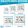 (3Pcs-3") Thou May Ingest a Satchel of Richards Sticker Flower Floral Funny Sarcastic Vinyl Die-Cut Stickers for Hard Hat Water Bottle Laptop Skateboard Decal Decoration Stuff Birthday Gifts 3 Inches view 4