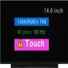 14.0" Screen Replacement for Acer Chromebook 314 CB314-1HT-P85H LCD Display Panel 40 pin (HD 1366 * 768 Touch) view 1