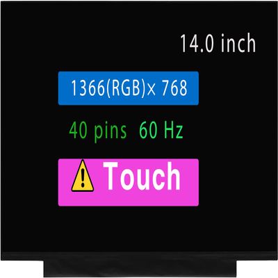 14.0" Screen Replacement for Acer Chromebook 314 CB314-1HT-C948 LCD Display Panel 40 pin (HD 1366 * 768 Touch)