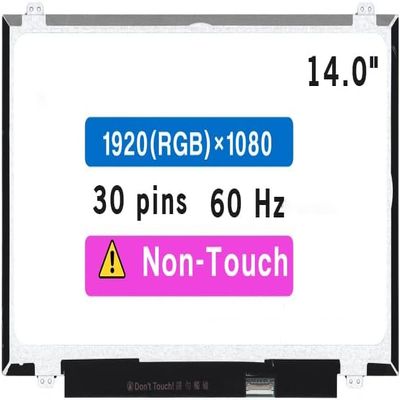 14.0" Screen Replacement for Acer Swift 3 SF314-51 Series LCD Display Panel 30 Pins (FHD 1920x1080 Non-Touch)
