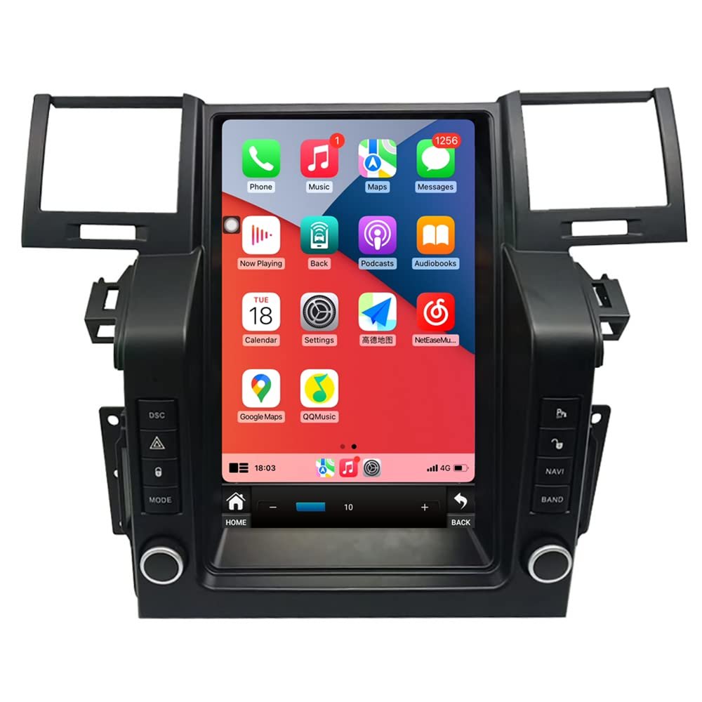 CZSWCH Android 13 Stereo for Land Rover Range Rover Sport 2005-2009,12.1 Inch Octa Core 6G+128G Built-in Carplay/Android Auto/DSP Free AHD Camera