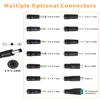 108W Universal Power Supply 9V 12V 14V 15V 16V 18V 19V 20V 24V 30V 36V Adjustable Variable AC/DC Adapter with Voltage Displays, 100V-240V AC to DC 9V~36V Converter 0.5A 1A 1.2A 1.5A 2A 2.5A 3A Max view 4