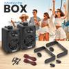 Pyle Indoor Outdoor Speakers and Bluetooth Stereo Amplifier Bundle view 3
