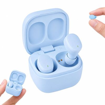 Mini Invisible Sleep Wireless Earbuds, Bluetooth 5.3, Mic & Charging Case