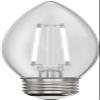 Feit LED Filament B10 E26 (Medium) Filament LED Bulb Soft White 40 Watt Equivalence 2 pk view 2
