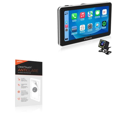 BoxWave Screen Protector Compatible With Carpuride W701 + Camera (7 in) - ClearTouch Anti-Glare (2-Pack), Anti-Fingerprint Matte Film Skin