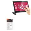 BoxWave Screen Protector Compatible with EVICIV Raspberry Pi 4 Touchscreen Monitory (5 in) - ClearTouch Anti-Glare (2-Pack), Anti-Fingerprint Matte Film Skin view 1