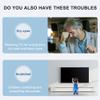 JQZWXX TV Screen Protector 43-75inch TV Anti Glare Screen Out Blue Light Anti Scratch Film Relieve Eye Fatigue for LCD LED HDTV / 43in942x529mm view 3