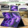 CGFGHHUY Case for All-New Kindle Fire HD 8 & 8 Plus Tablet 12th/10th Generation 2022/2020 Release 8 inch Lightweight Protective Smart Stand Cover with Auto Wake Sleep - Purple Flowers view 4