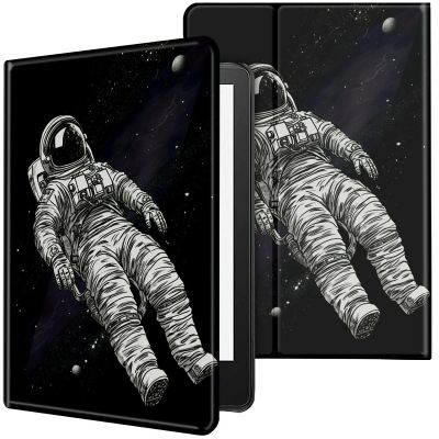 CGFGHHUY Case for 6.8 inch Kindle Paperwhite 11th Generation 2021/Kindle Paperwhite Signature Edition Lightweight Protective Smart Stand Cover with Auto Wake Sleep - Man in Galaxy