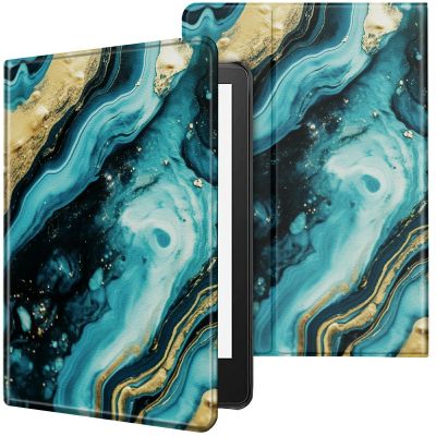 CGFGHHUY for Kindle Paperwhite Case 6 inch 10th Generation 2018 Lightweight Protective Smart Stand Cover with Auto Wake Sleep Case for Kindle Paperwhite E-Reader - Beautiful Green Marble