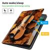 CGFGHHUY for iPad 9th Generation Case,for iPad 8th 7th Generation Case 10.2 inch2021/2020/2019 Lightweight Protective Smart Stand Cover with Auto Wake Sleep - Maple Leaf & Violin view 3