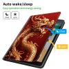CGFGHHUY Case for 6.8 inch Kindle Paperwhite 11th Generation 2021/Kindle Paperwhite Signature Edition Lightweight Protective Smart Stand Cover with Auto Wake Sleep - Golden Dragon view 3