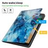 CGFGHHUY Case for 6.8 inch Kindle Paperwhite 11th Generation 2021/Kindle Paperwhite Signature Edition Lightweight Protective Smart Stand Cover with Auto Wake Sleep - Blue Marble view 3