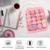 Acogedor Numeric Keypad, Round Colorful Numpad Keyboard, 18 Key Number Pad, Financial Accuonting Numpad for PC, Laptop, Notebook view 3