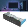 Zopsc 5.25in 4 USB 3.1 Front Panel Hub, Aluminum Durabl10Gbps High Speed Front Panel USB Hub for Computer Desktop, for Notebook, for Laptop, Compatible with 7/8/10 view 4