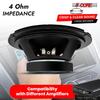 5 CORE 8" Subwoofer Speaker Pair 500W RMS Car Audio Sub Woofer w Aluminum Bullet 4 Ohm Mid Range Deep Bass Replacement Driver - MR 8 BLT R 4oHM 2PCS view 4