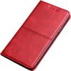 BRART Case for iPhone 14/14 Plus/14 Pro/14 Pro Max,Leather Wallet Flip Folio Case,Kickstand Card Holder Magnetic Buckle Shockproof Protective TPU Inner Shell (Color : Red, Size : 14 6.1") view 1